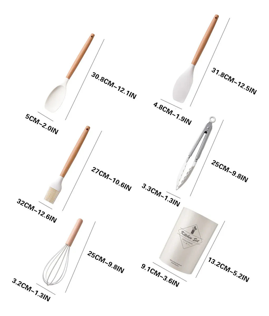 Set de Utensilios de silicona 12 piezas