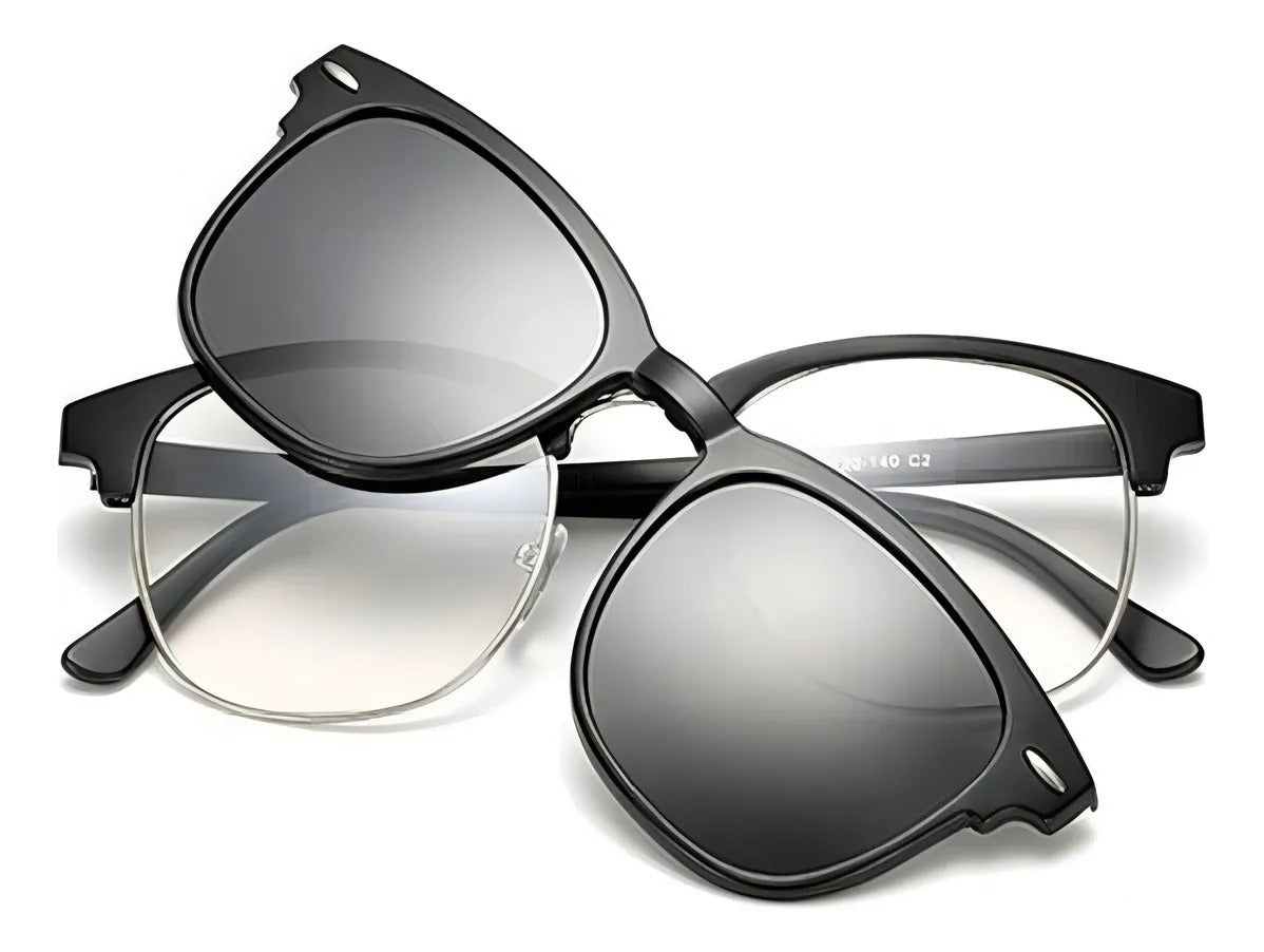 GAFAS DE SOL + 5 LENTES POLARIZASAS + TELESCOPIO