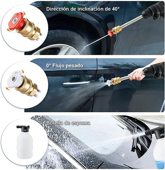 ULTIMAS 12 UNIDADES | Hidrolavadora Alta Presión Inalámbrica UltraJet™ + 8 ACCESORIOS DE REGALO + 2 BATERIAS