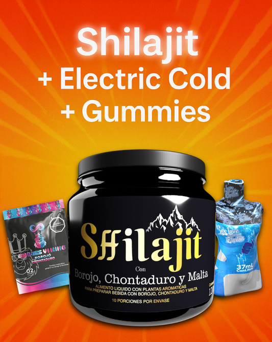PROMOCIÓN EXCLUSIVA Shilajit + Electric Cold + GummiesViKing