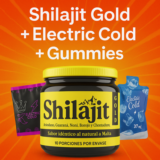 Shilajit Gold + Electric Cold + Gummies