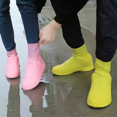 CAPAS DE ZAPATO IMPERMEABLES DE SILICONA